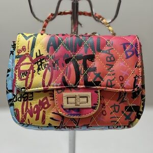 Colorful Graffiti Crossbody Bag
